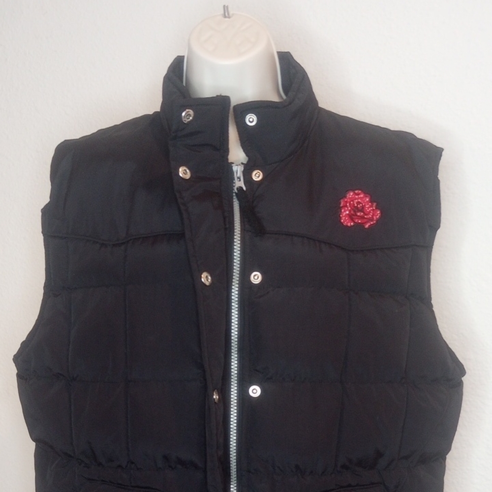 Cowgirl Hardware BlackWomen Vest Sz XL - Picture 3 of 11